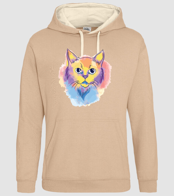 Cap pisică model nisipiu pe tricou