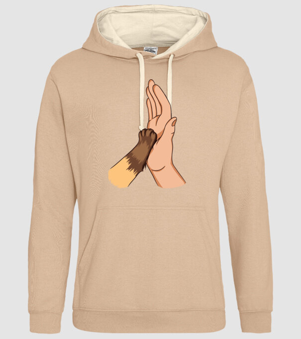 Labă de Pisică model nisipiu pe tricou