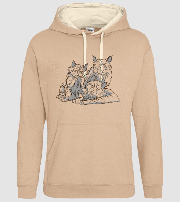 Pisicuțe model nisipiu pe tricou