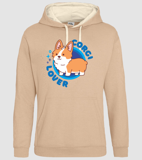 Corgi Lover model nisipiu pe tricou