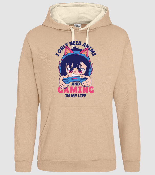 Am nevoie doar de Anime și Jocuri model nisipiu pe tricou