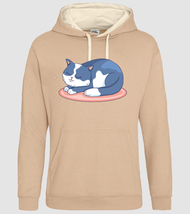 Pisicuță drăguță model nisipiu pe tricou
