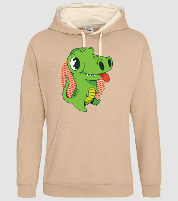 Dinozaur drăguț model nisipiu pe tricou