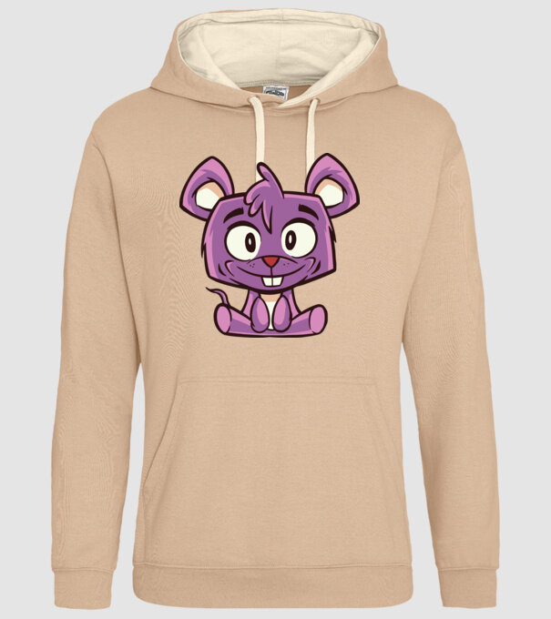 Șoarece drăguț model nisipiu pe tricou
