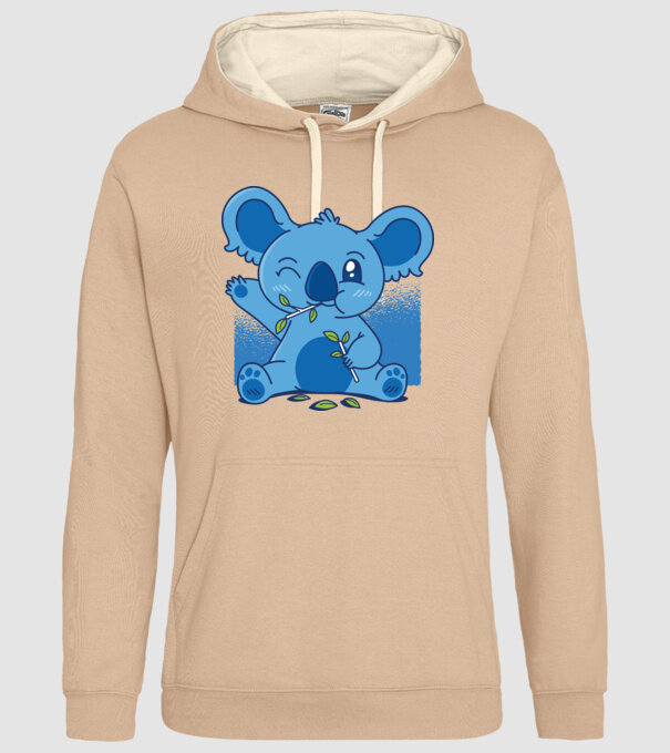 Koala drăguț model nisipiu pe tricou