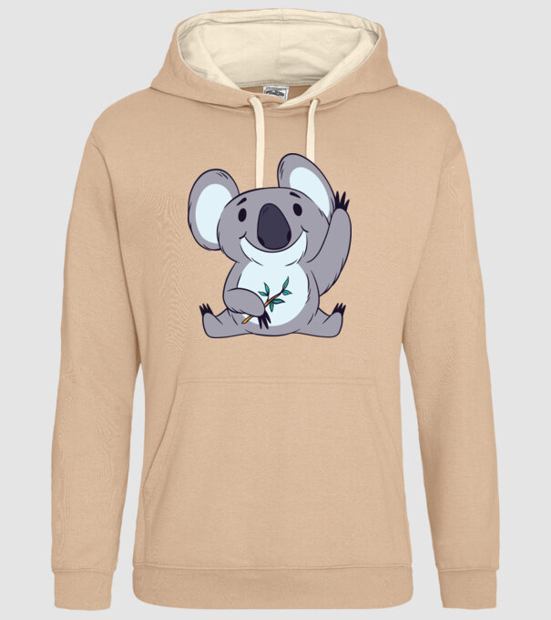 Koala drăguț model nisipiu pe tricou