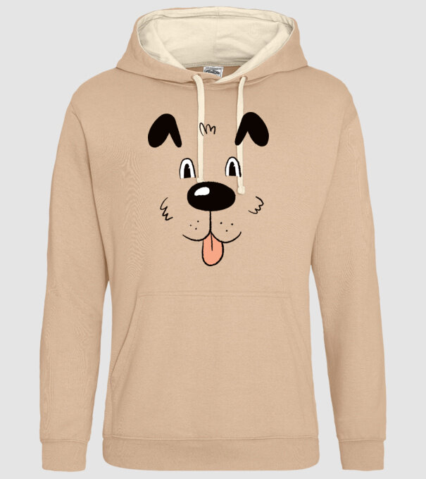 Cap Câine drăguț model nisipiu pe tricou