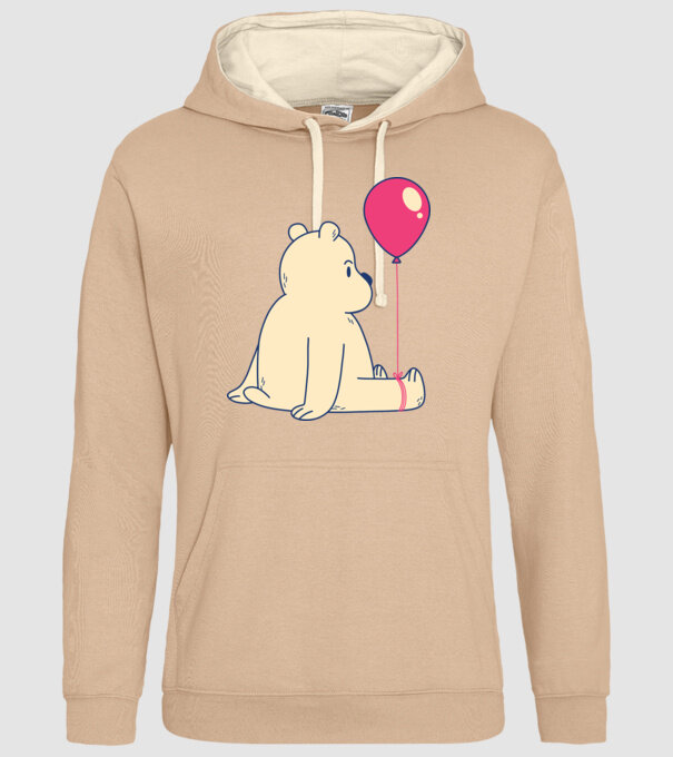 Teddy Drăguț cu Balon model nisipiu pe tricou
