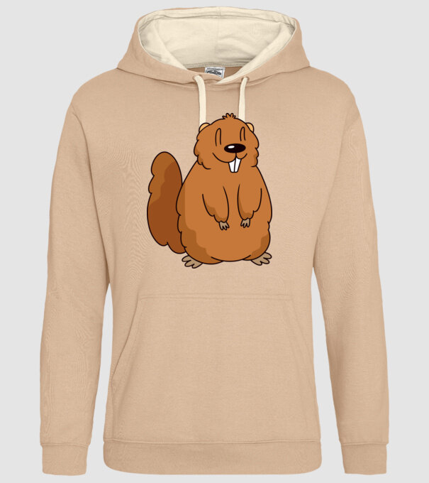 Marmotă drăguță model nisipiu pe tricou