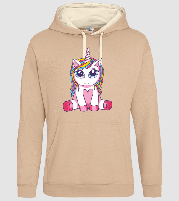 Unicorn drăguț model nisipiu pe tricou