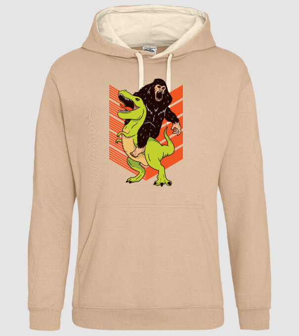 Dinozaur Yeti model nisipiu pe tricou