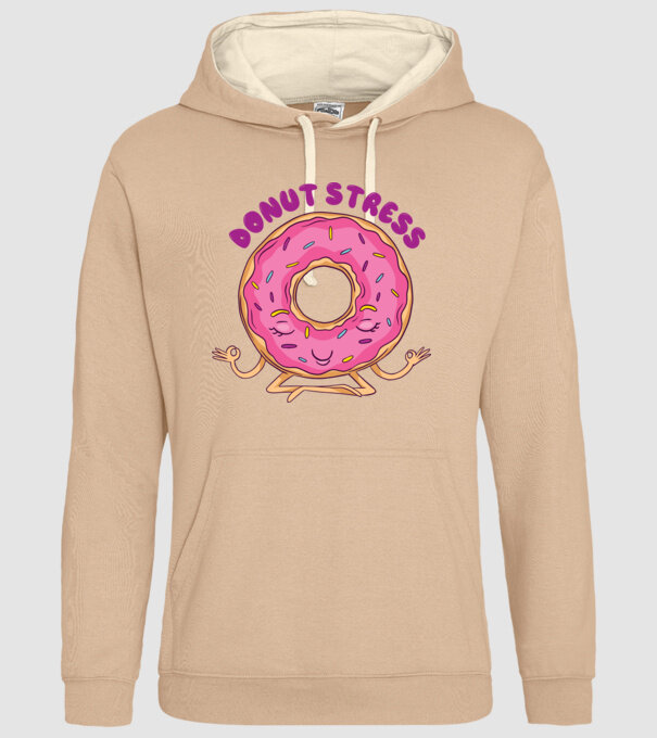 Donut Stress Gogoașă model nisipiu pe tricou