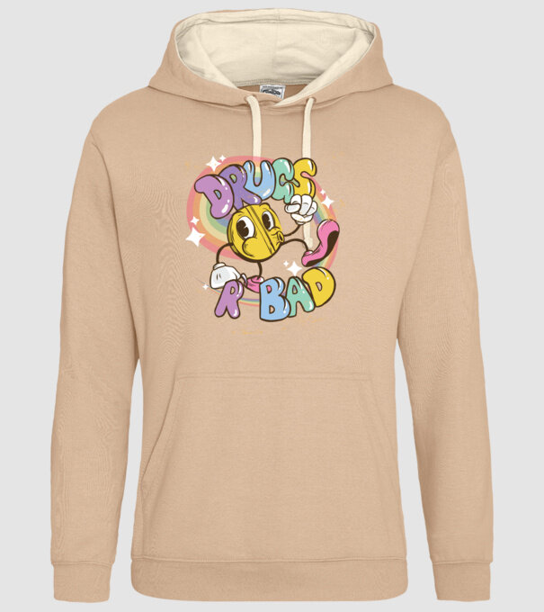 Drugs are Bad - Drogurile sunt rele pentru prevenire model nisipiu pe tricou