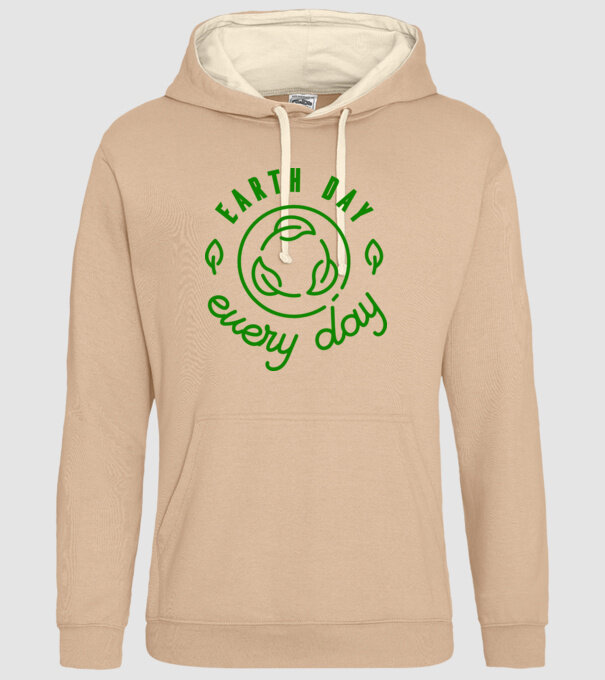 Earth Day Every Day - Ziua Pământului model nisipiu pe tricou