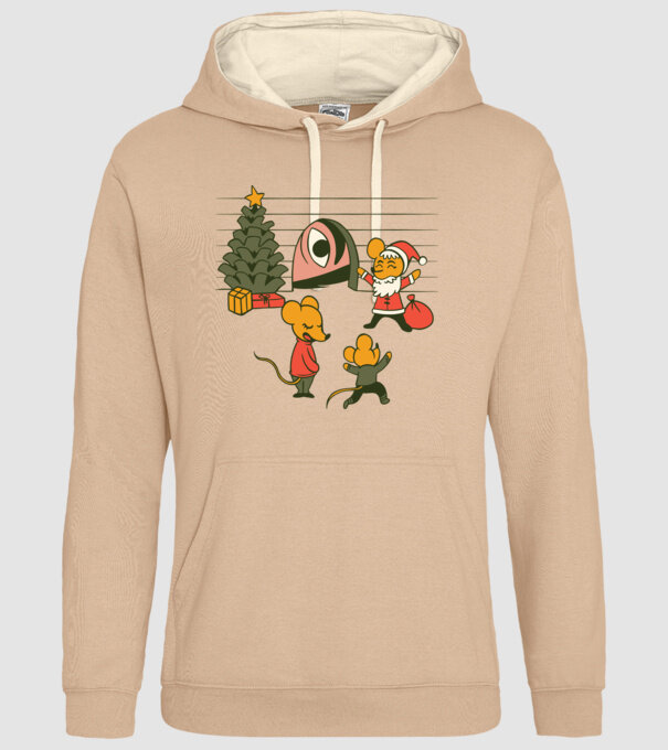 Crăciun Șoarece model nisipiu pe tricou