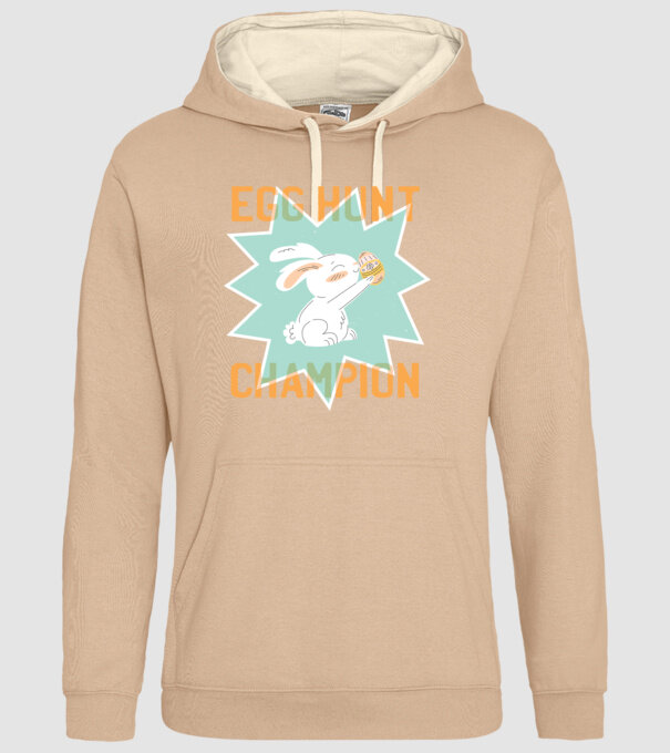 Egg Hunt Champion Campion la vânătoare de ouă model nisipiu pe tricou