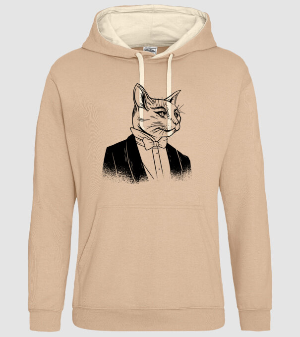 Pisică Elegantă model nisipiu pe tricou