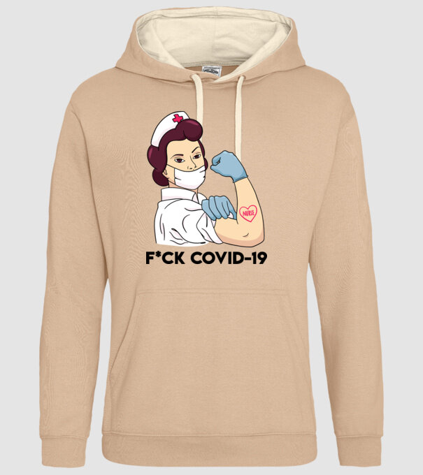 FCK Covid-19 Coronavirus model nisipiu pe tricou