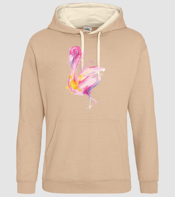 Flamingo Pictură model nisipiu pe tricou