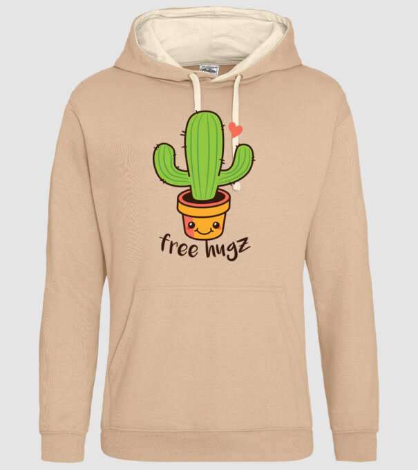 Free Hugz tricou amuzant Cactus model nisipiu pe tricou