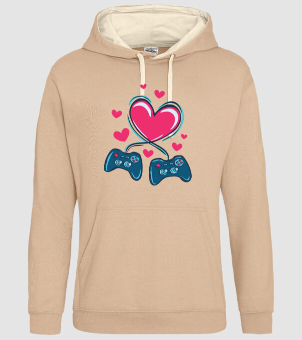 Dragoste Gamer model nisipiu pe tricou