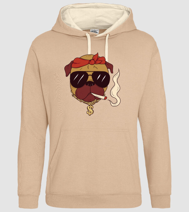 Rapper Gangster Mops model nisipiu pe tricou