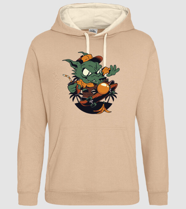 Vârcolac Skateboarder model nisipiu pe tricou