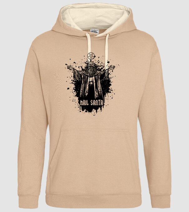 Hail Santa model nisipiu pe tricou