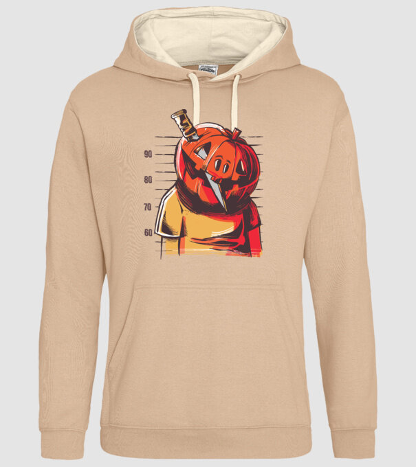 Halloween cap de dovleac închisoare model nisipiu pe tricou