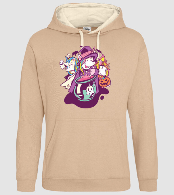 Unicorni Halloween model nisipiu pe tricou