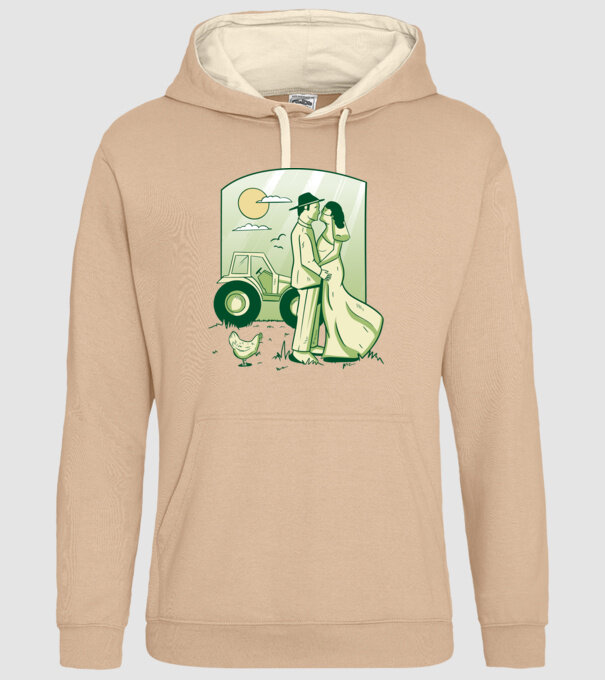 Gazda se căsătorește model nisipiu pe tricou