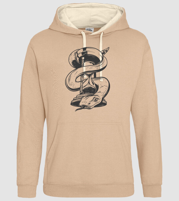 Șarpe clepsidră model nisipiu pe tricou