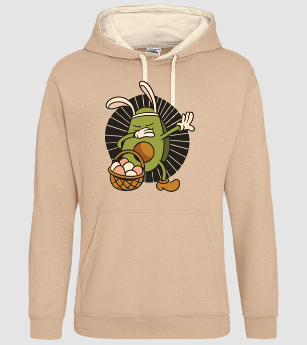 Avocado de Paște DAB model nisipiu pe tricou