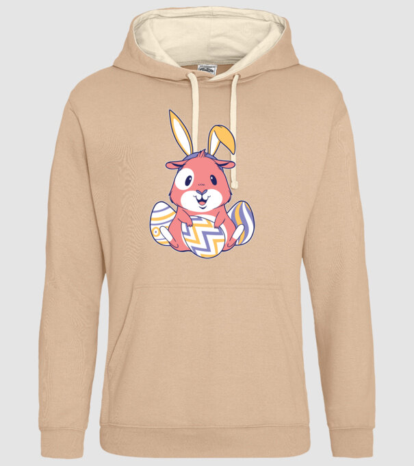 Porcușor de Guineea de Paște model nisipiu pe tricou