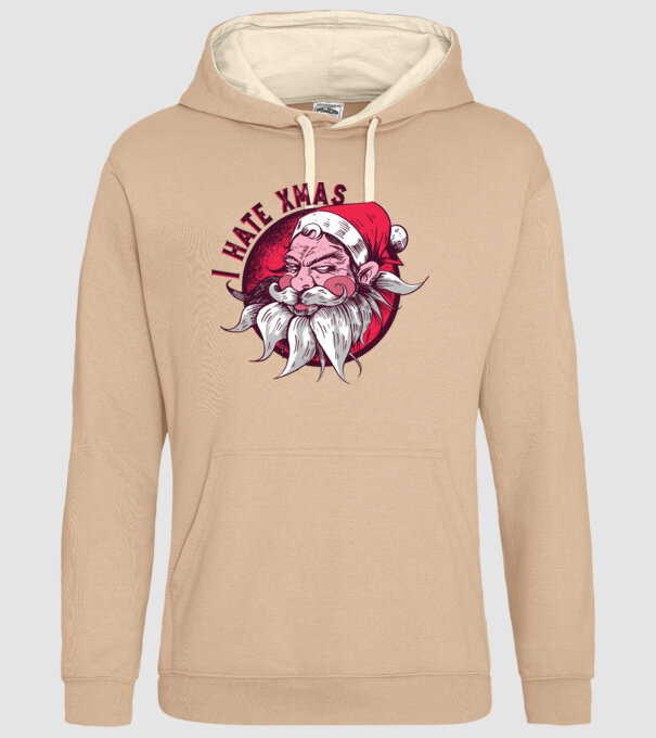 I Hate Xmas model nisipiu pe tricou