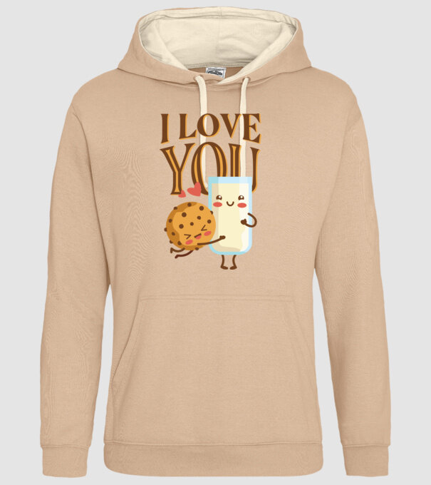 'I Love You tricou drăguț cuplu pentru Valentine''s Day' model nisipiu pe tricou