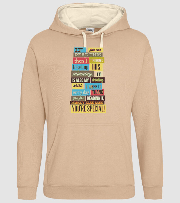 If you can read this then i managed to get up this morning model nisipiu pe tricou