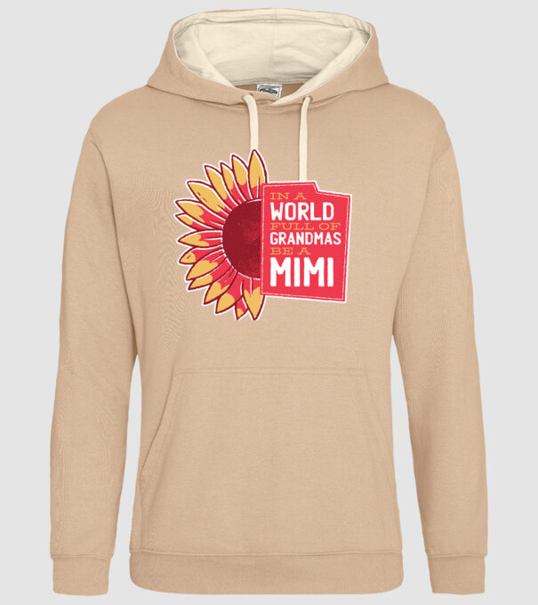 In a world full of Grandmas be a Mimi model nisipiu pe tricou
