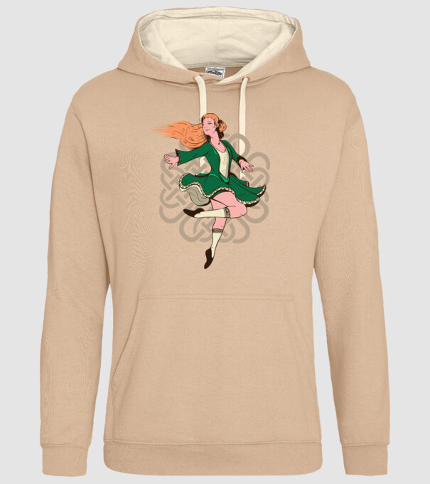 Femeile Dansatoare irlandeză model nisipiu pe tricou