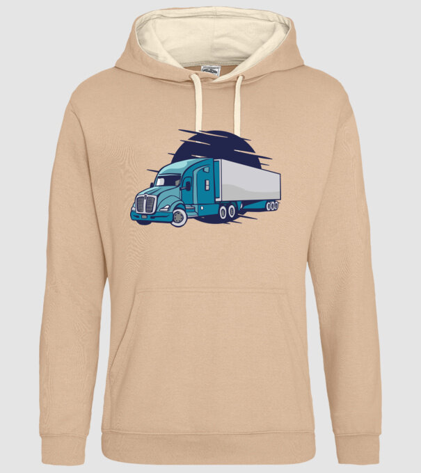 Tricou Șofer de camion model nisipiu pe tricou