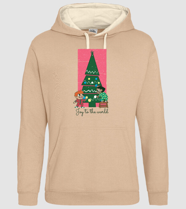 Împodobire pom de Crăciun model nisipiu pe tricou