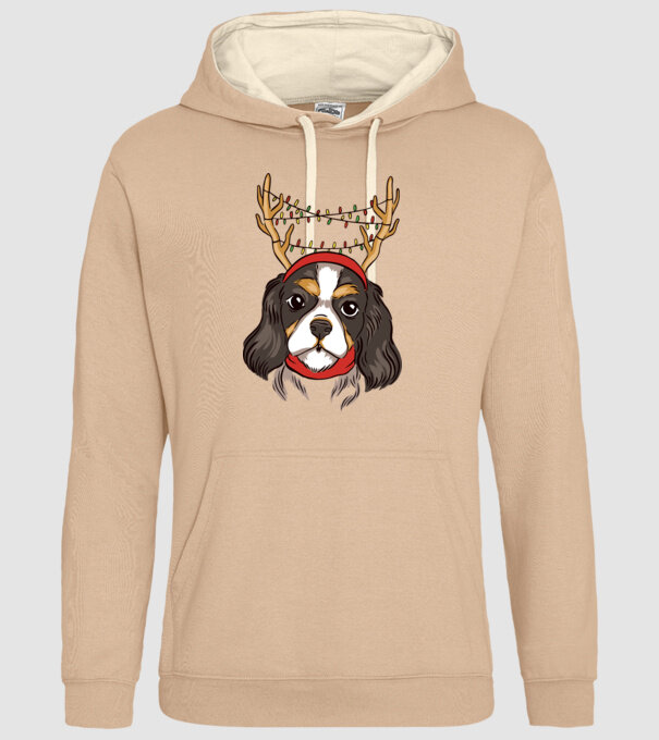 Cavalier de Crăciun model nisipiu pe tricou