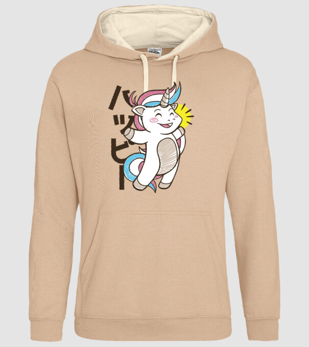 Kawaii unicorn model nisipiu pe tricou