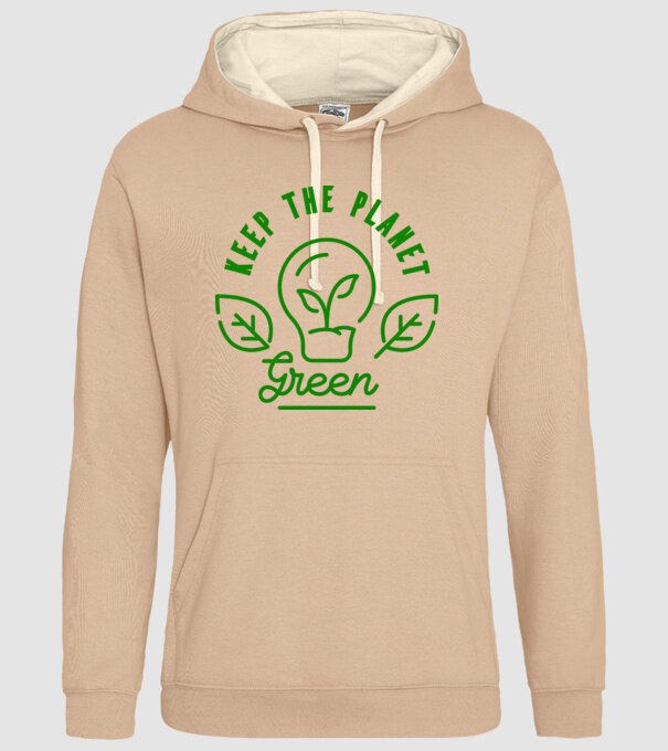 Keep The Planet Green - Ziua Pământului model nisipiu pe tricou