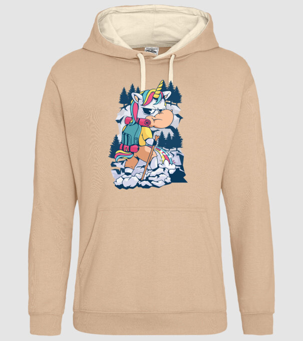 Unicorn excursionist pipi model nisipiu pe tricou