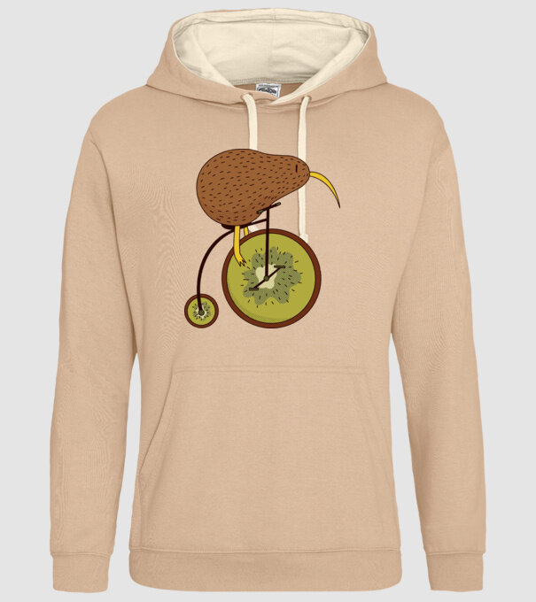 Bicicletă Kiwi model nisipiu pe tricou