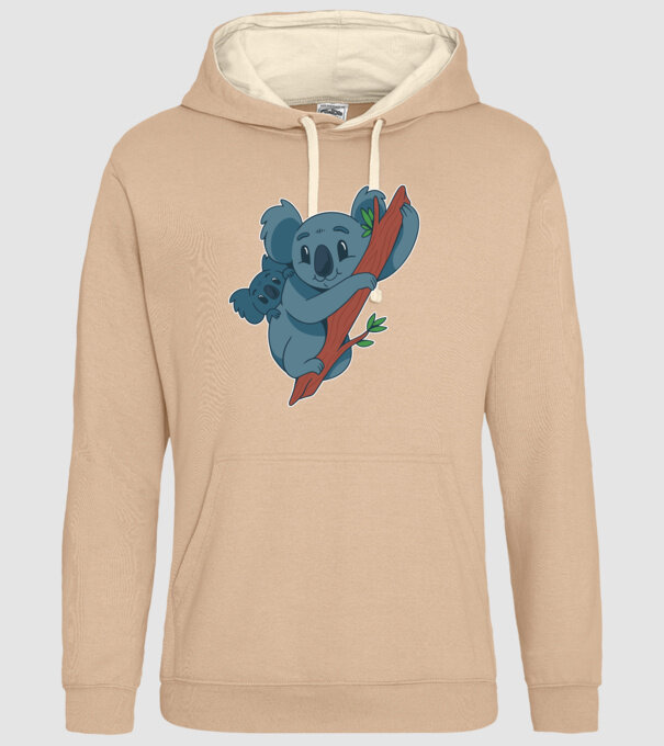 Coala model nisipiu pe tricou