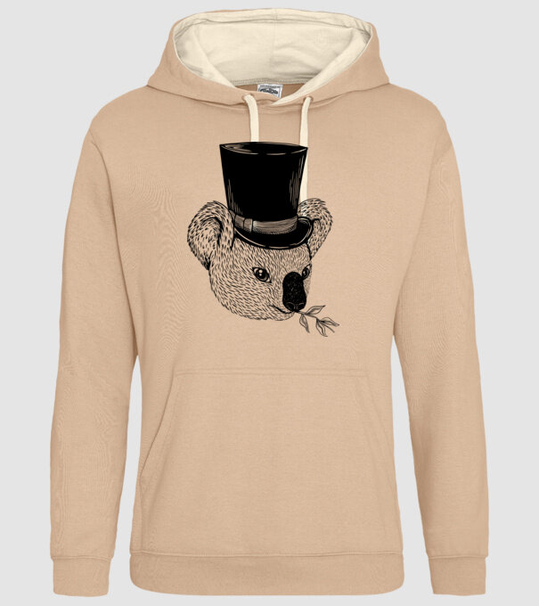 Cilindru Koala model nisipiu pe tricou