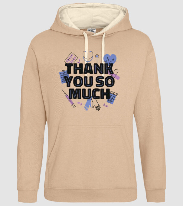 Mulțumim foarte mult - pentru medici model nisipiu pe tricou