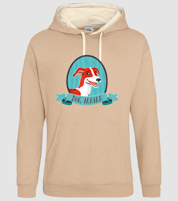 Câine Mamă model nisipiu pe tricou